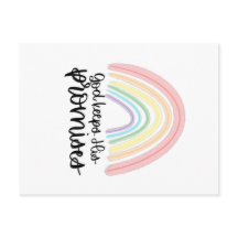 Dios mantiene su tarjeta postal