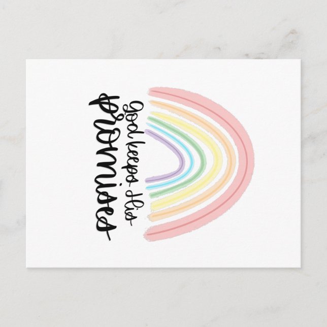 Dios mantiene su tarjeta postal (Anverso)