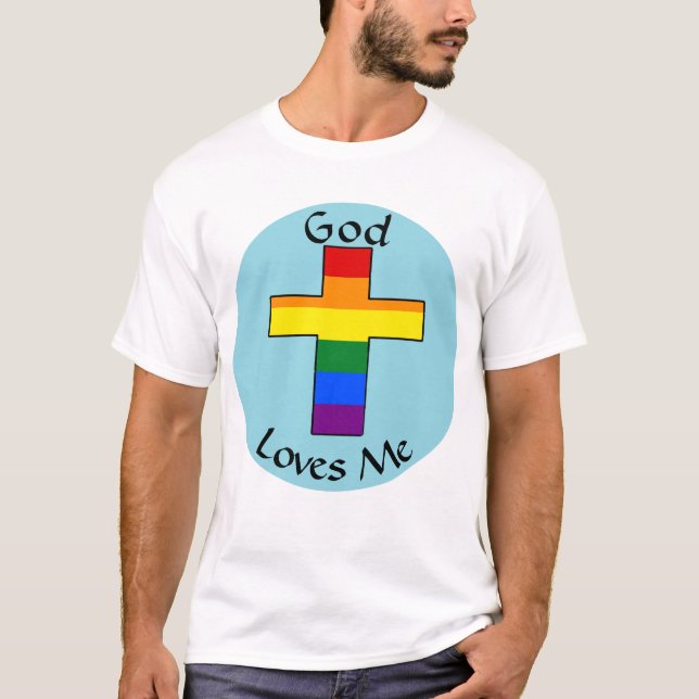 Dios me ama a mí camiseta (Anverso)