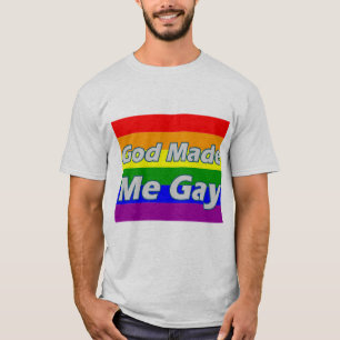 Dios me hizo la camiseta gay