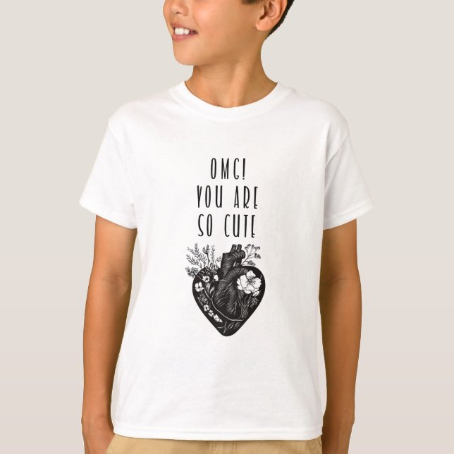 ¡Dios mío! Eres tan lindo - Niños camiseta (Anverso)