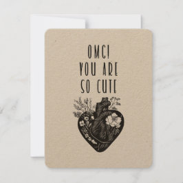 ¡Dios mío! Eres tan lindo - Tarjeta plana