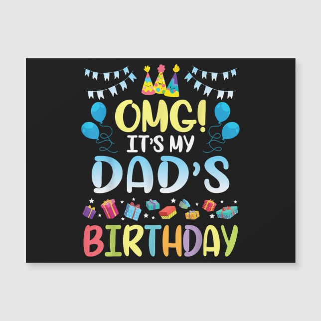 Dios mío, es el cumpleaños de mi papá feliz para m (Anverso)