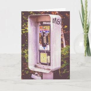 ¡Dios mío! Una tarjeta de saludo de teléfono de pa