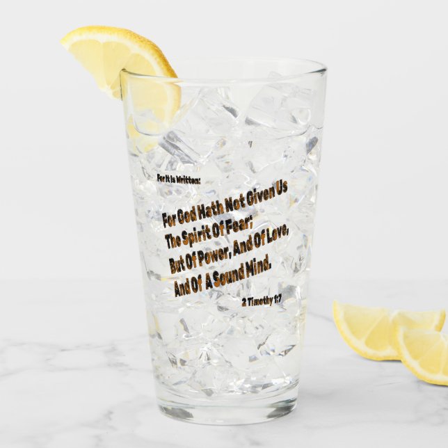 Dios No Nos Ha Dado El Espíritu Del Miedo (Anverso (hielo))