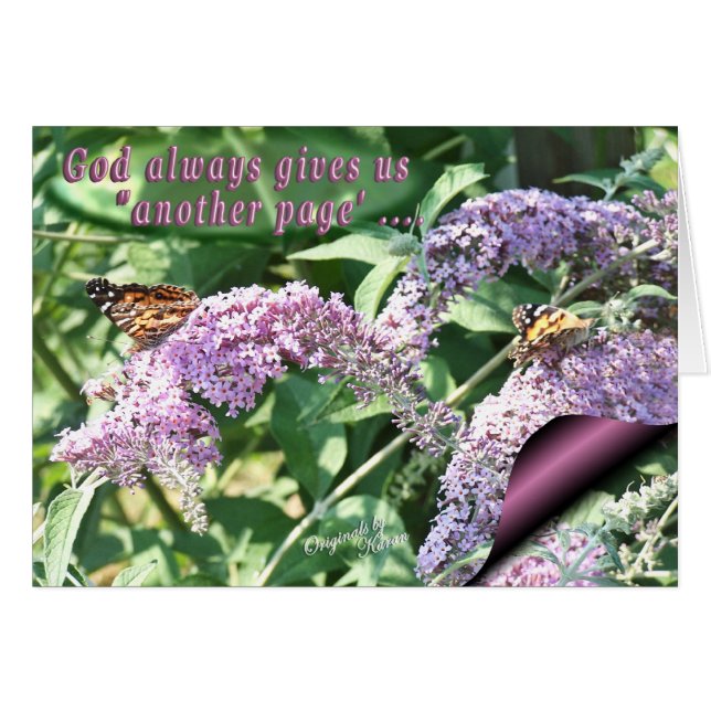 Dios nos da que otro Página-añade sus palabras (Anverso (Horizontal))