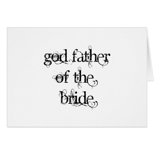 Dios Padre de la Novia (Anverso (Horizontal))