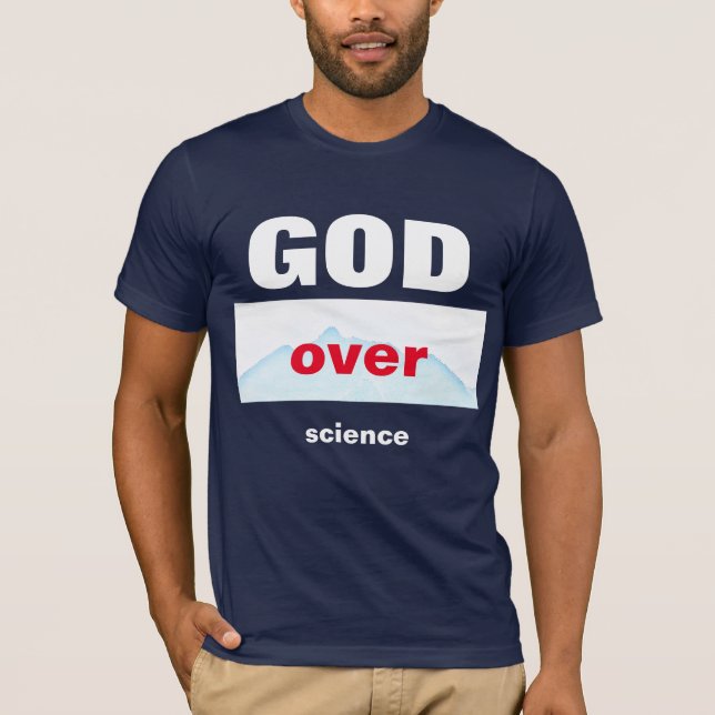 DIOS por la camiseta de la ciencia (Anverso)