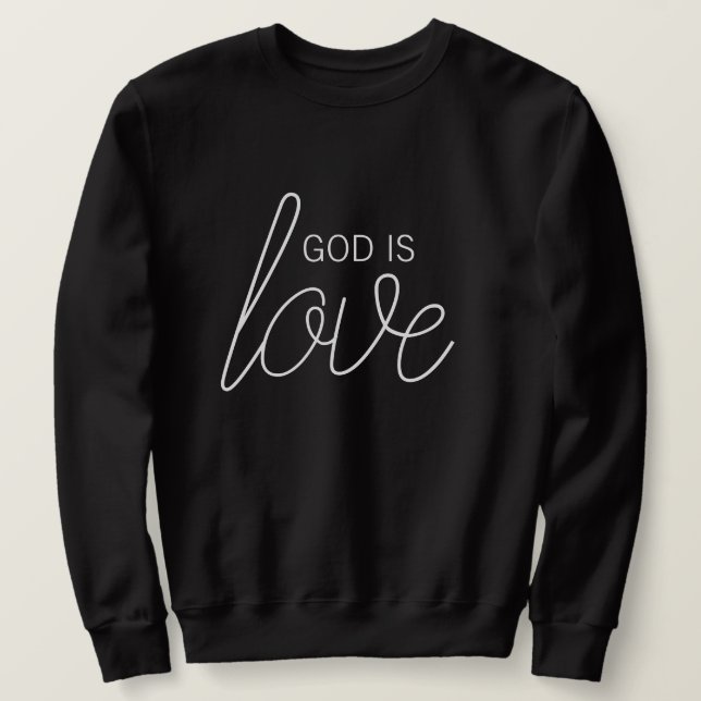 Dios quiere sudadera cristiana moderna (Anverso del diseño)
