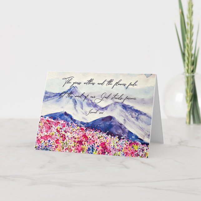 Dios quiere una tarjeta de felicitación para siemp (Anverso)