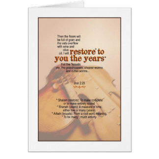 Dios restaura los años - 2:25 de Joel