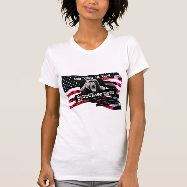 Dios salve al simio - Camiseta de la pandilla de l (Anverso)