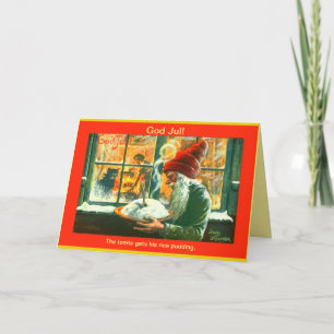 Dios sueco julio Tomte del navidad del vintage o