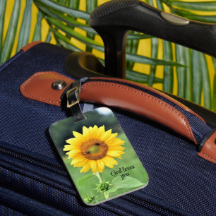 Dios te ama la etiqueta de equipaje