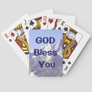 Dios te bendiga jugando cartas