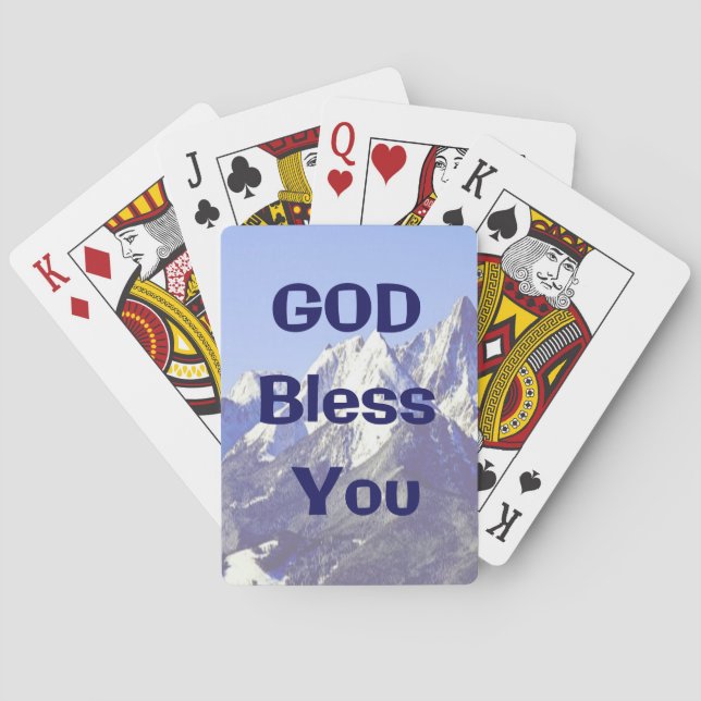 Dios te bendiga jugando cartas (Reverso)