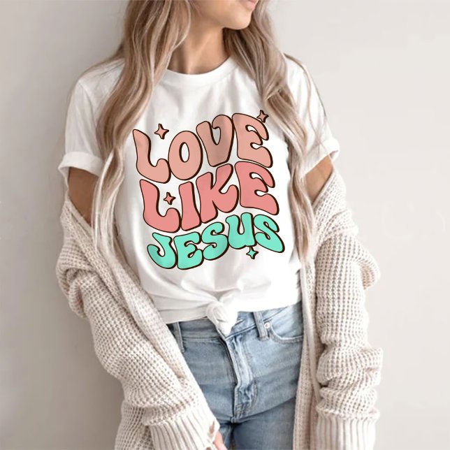 Dios Tee, Camisas Discípulas, Amor Como Camiseta J (Subido por el creador)