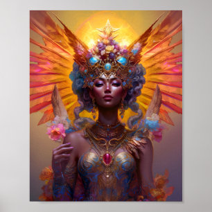 Diosa alada Fantasía Arte
