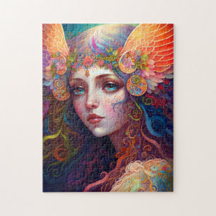 Diosa arcoiris Fantasy Art Jigsaw Puzzle