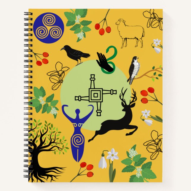 Diosa Brigada - Diario Amarillo (Anverso)