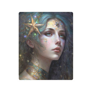 Diosa cósmica arte de fantasía