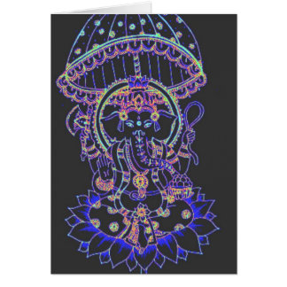 Diosa de CardGanesha Elephant