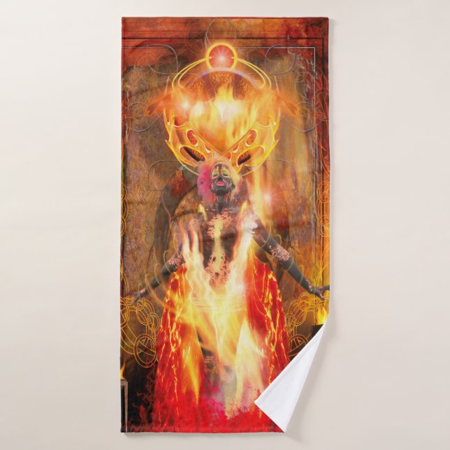 Diosa de Fire PELE (Toalla de baño)