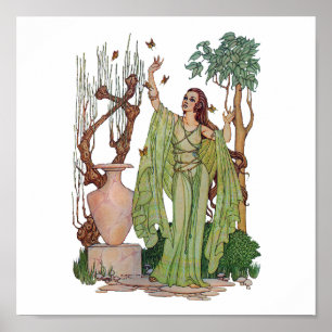 Diosa de la impresión de primavera