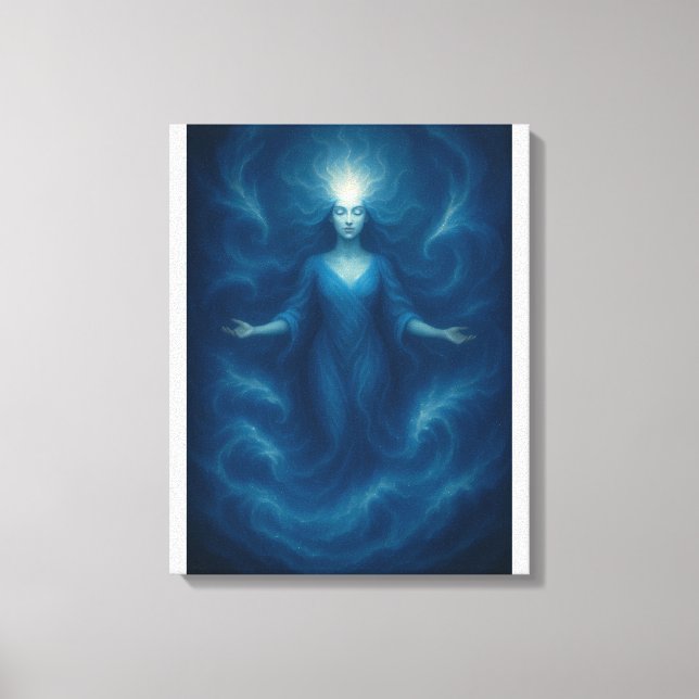 Diosa de la Luz Mística – Arte de Energía Divina E (Anverso)