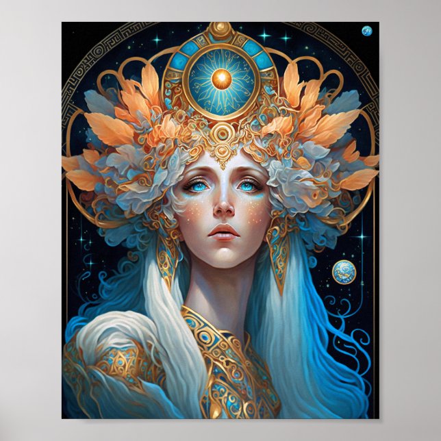 Diosa de la noche: arte de la reina de la fantasía (Frente)