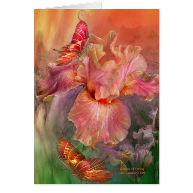 Diosa de la primavera ArtCard (Frente)