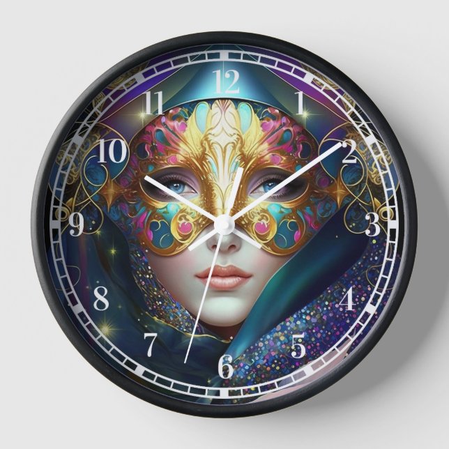 Diosa de la Reina Fantasía Reloj de arte (Anverso)