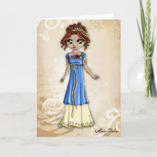 Diosa de la tarjeta de felicitación de la