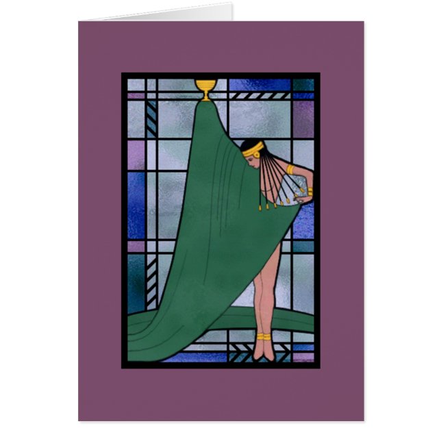 Diosa de la tarjeta del amanecer (Frente)