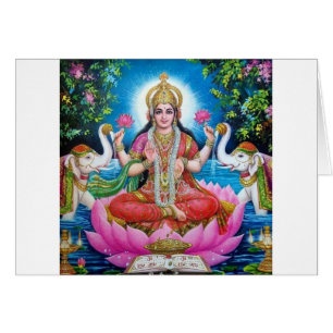 Diosa de Lakshmi del amor, de la prosperidad, y de