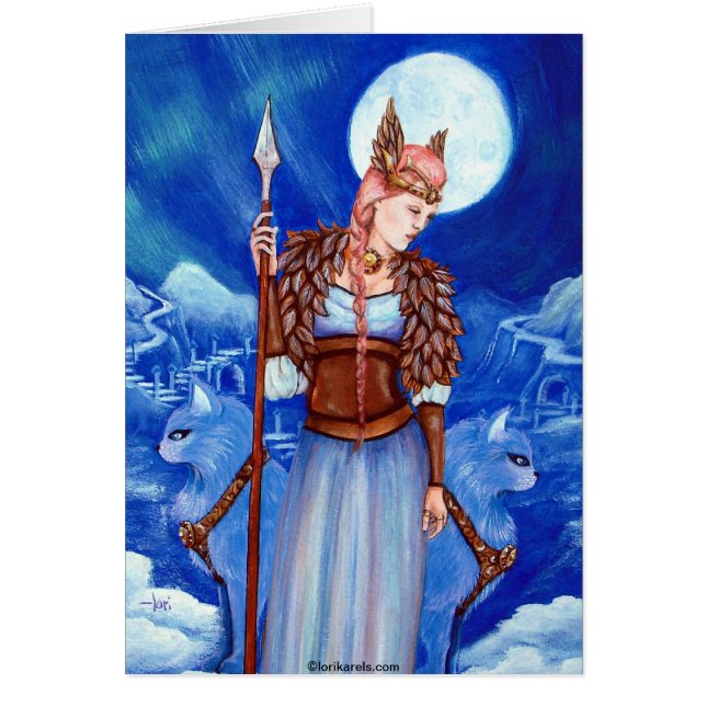 Diosa de los nórdises de Freya (Frente)