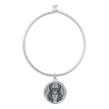 Diosa de Morrigan, pulsera plateada en bengalí