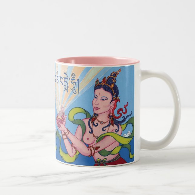 Diosa de ofrecimiento de la TAZA + ronquido de OM (Derecha)