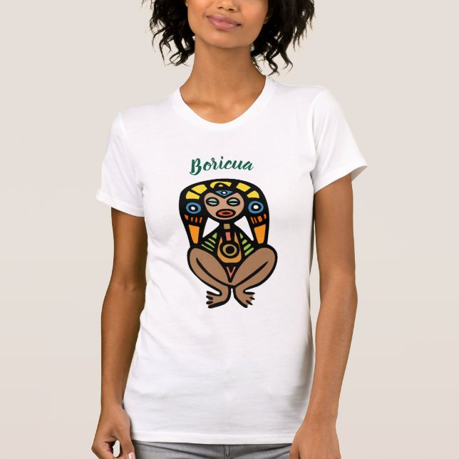 Diosa de Taíno Atabey, camiseta de Boricua (Anverso)
