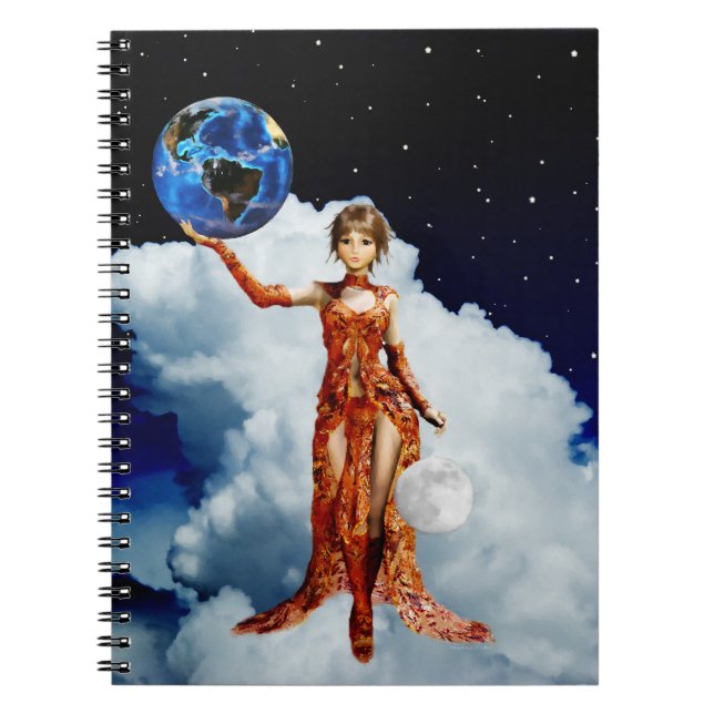 Diosa de un cuaderno de Universo (Frente)