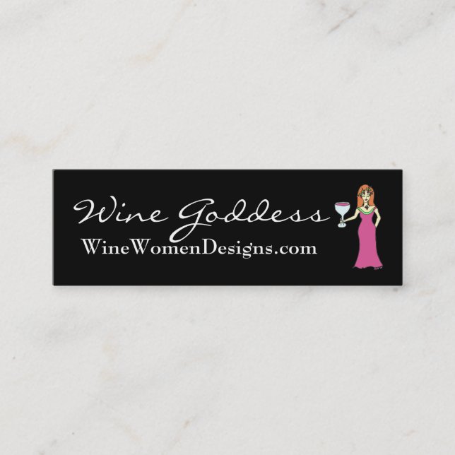 Diosa del vino, tarjeta del perfil de (Anverso)