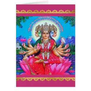 Diosa Gayatri Devi Veda Mata Deity
