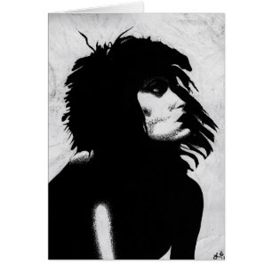 Diosa gótico Mujer retrata arte de moda icónico