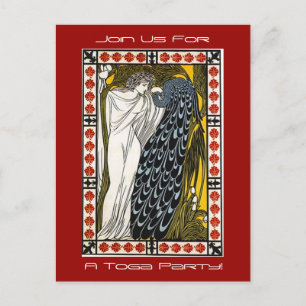 Diosa griega Toga fiesta de invitación PCs diverti