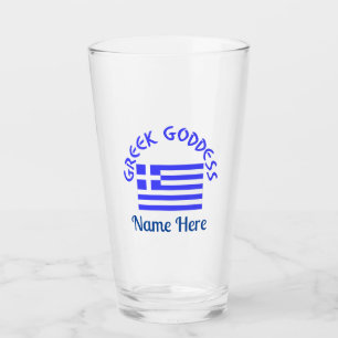 Diosa Griega y Bandera de Grecia Personalizada 