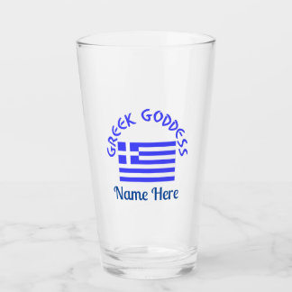Diosa Griega y Bandera de Grecia Personalizada 