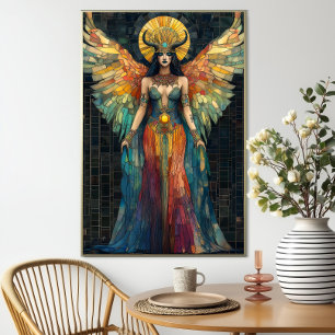Diosa Hathor Mosaico Egipcio Arte Nuevo 
