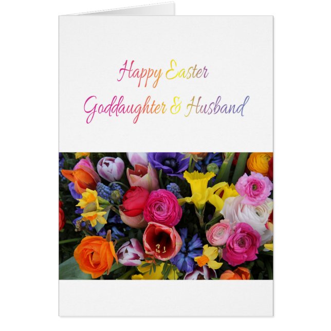 Diosa hija y marido feliz Pascua (Frente)