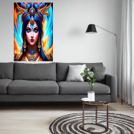 Diosa hindú Kali | Poster de arte de IA