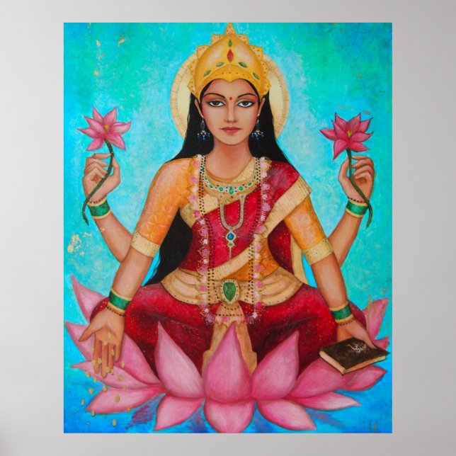 Diosa Lakshmi - Arte original de Dori Hartley (Frente)
